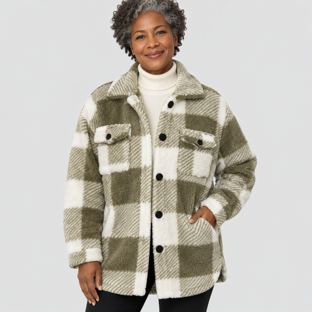 Martin | Veste en Polaire à Carreaux Élégante
