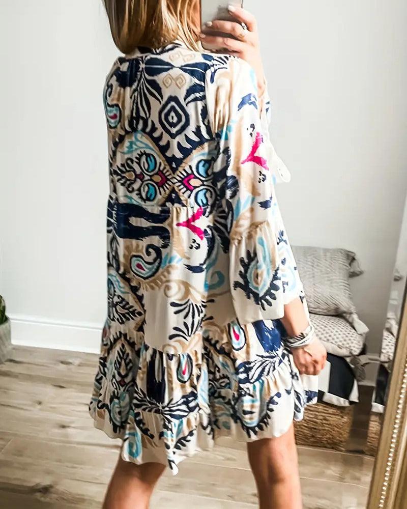 Veronique - Robe Tunique Bohémienne