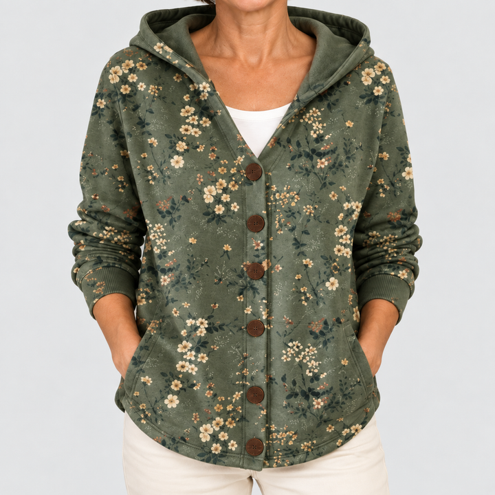 Cardigan Confort à Capuche en Maille