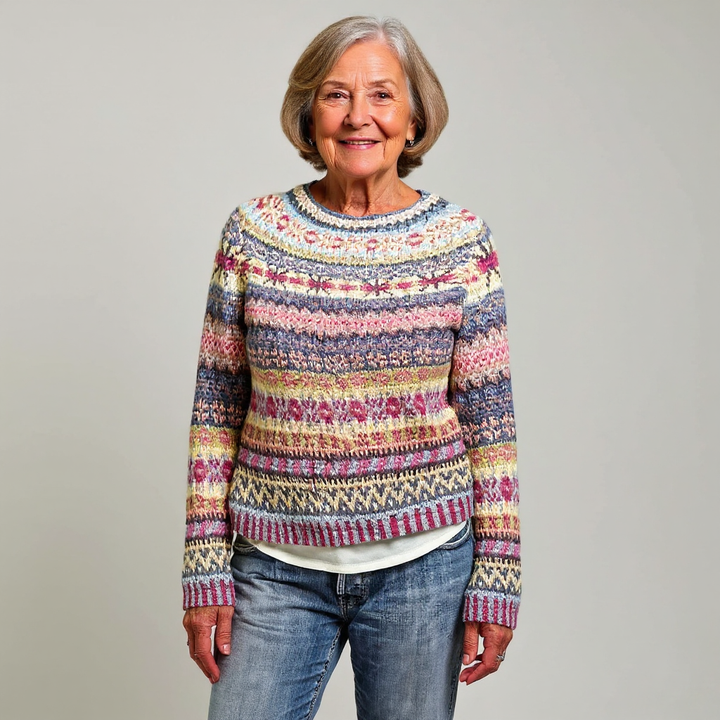 Roselyne | Pull en tricot vintage