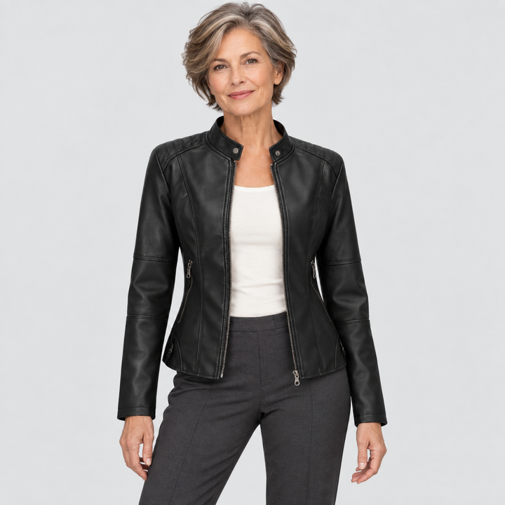 Giorgina™ - Veste en Cuir Élégante pour Femmes