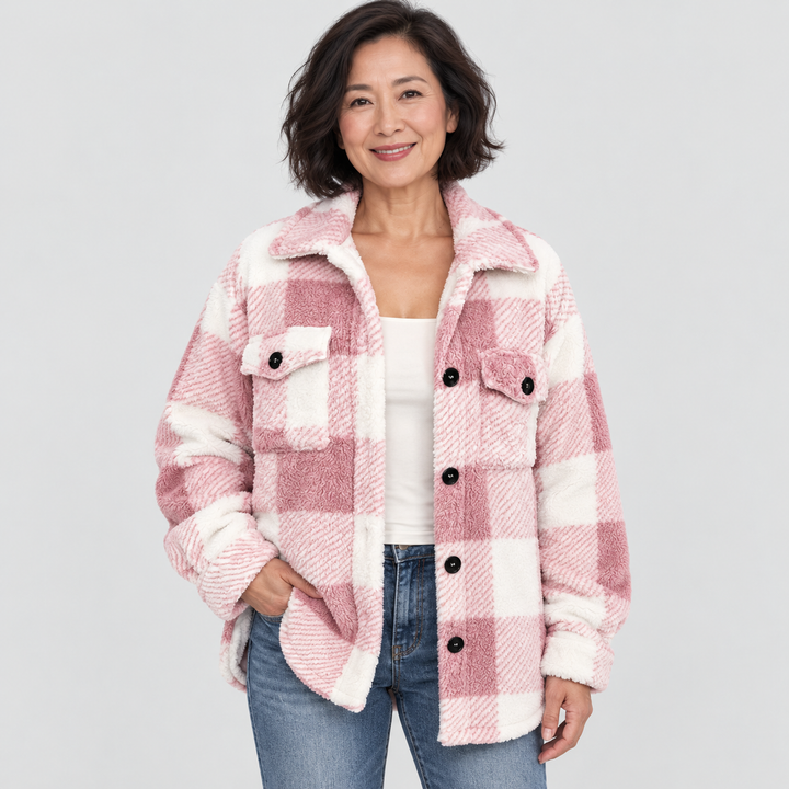 Martin | Veste en Polaire à Carreaux Élégante