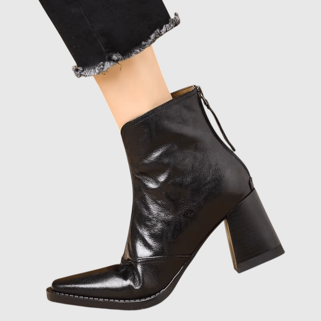 Claudia | Bottines de luxe à talon moyen