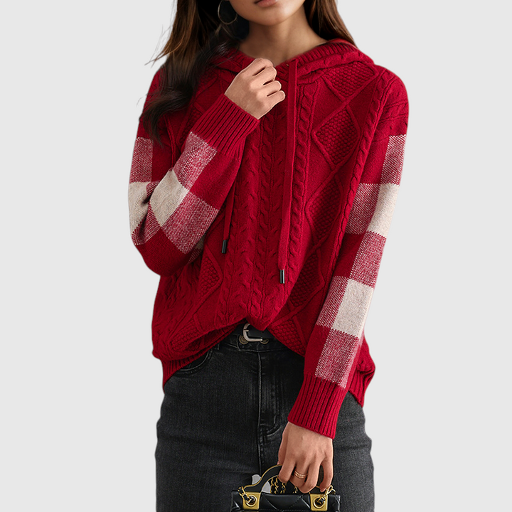 Emily | Pull à Capuche en Tresse